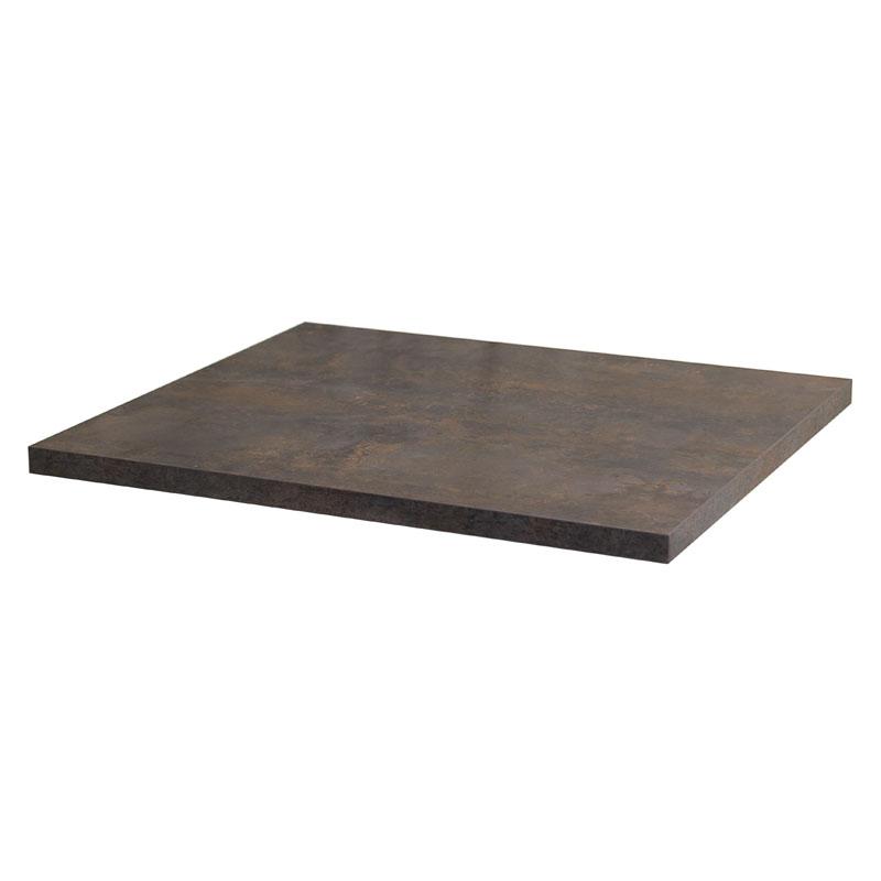 Plateau de table carré Tavola 70x60 - Underground rouille_1