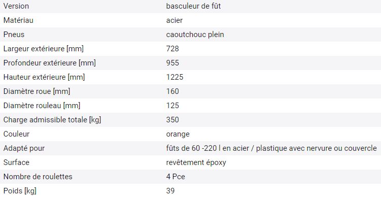 251170w - basculeur de fût secu plus avec levier_1