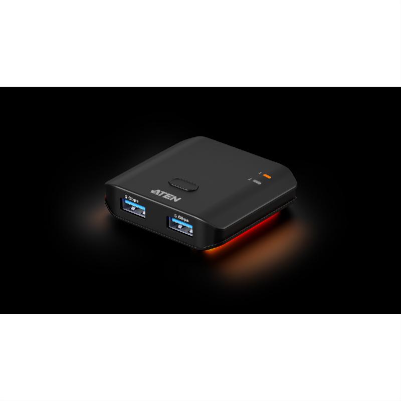 ATEN US4322 Commutateur USB 3.2 Gen 1 partagé 2 x 2_1