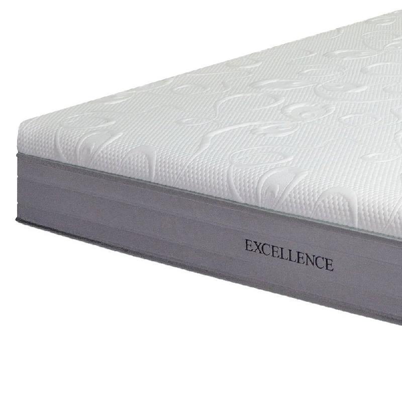 Matelas roulé mémoire de forme Platinium 140x200 cm - Épaisseur 25 cm - Soutien ferme et accueil moelleux_1