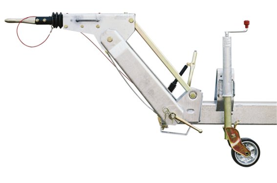 Remorque porte-engins 3 mètres de long avec rampes en aluminium