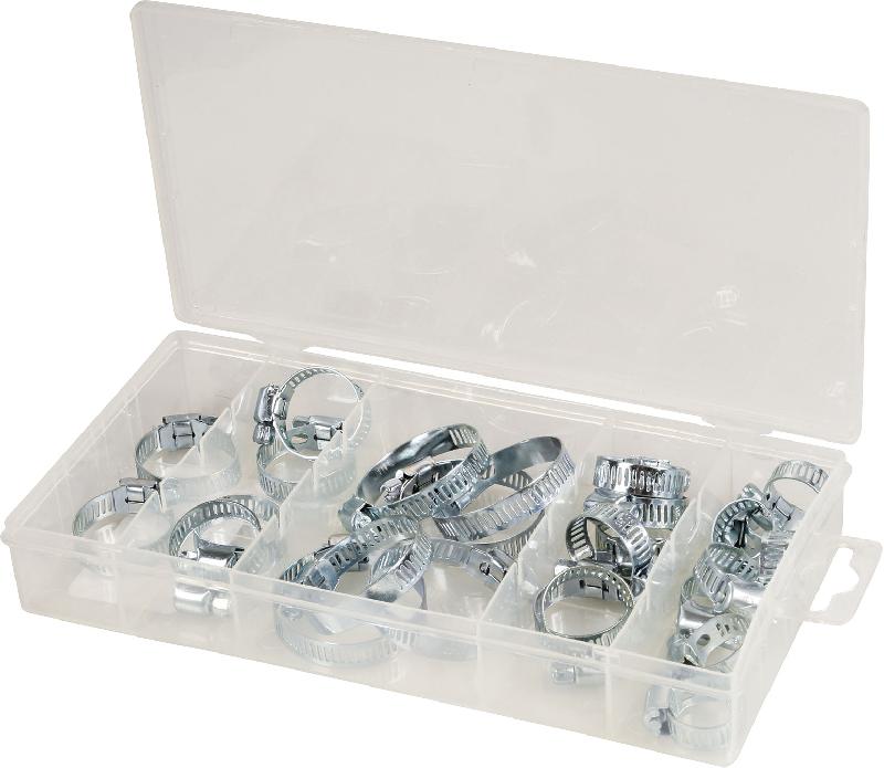 SYNCHRO - Colliers de serrage métal assortis (x26) en boîte - Réf. 643374_1