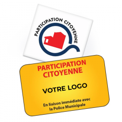 Panneau de protection personnalisé - Participation citoyenne en liaison avec la police municipale et la gendarmerie nationale_1