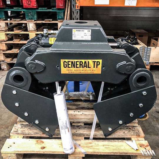 Pince d'enrochement Série GMPMT - Compatible pelle 1.5 à 18 tonnes - Marque GENERAL TP_1