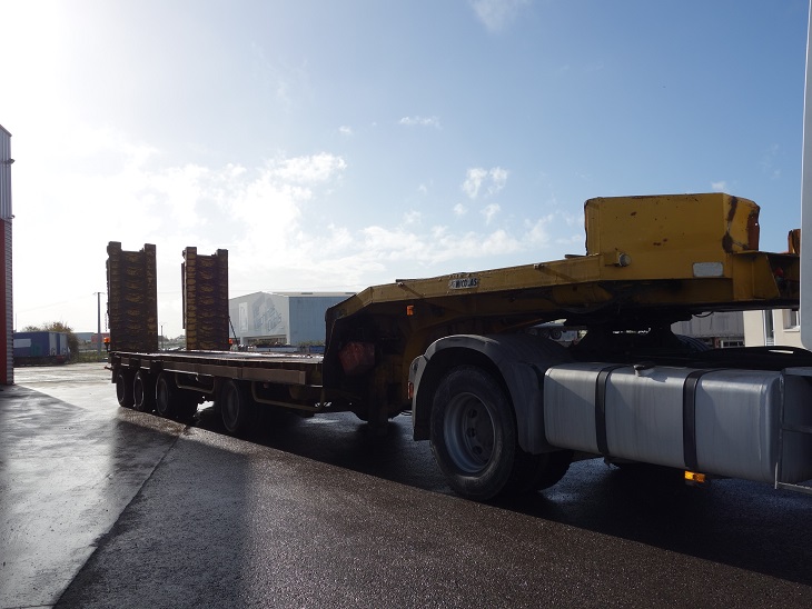 Remorque porte-engins NICOLAS - Référence 6194 - 4 essieux directionnels hydrauliques - PTC 68,20T_1