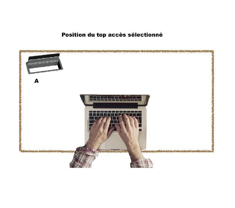 Top access pour bureaux - Mobel Linea - Blanc, A_1