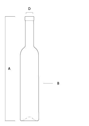2425 - Bouteilles en verre Saverglass - Bordelaise Bamboo Wine 75 cl - esthétique pure et silhouette spectaculaire_1