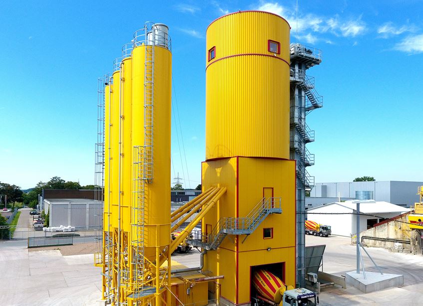 Centrale à béton à tour de malaxage Setter V 4,0 - débit 190 m³/h_1
