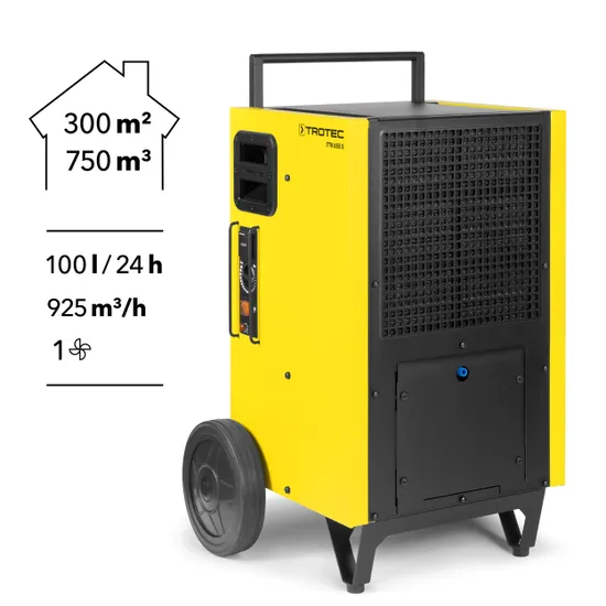 Déshumidificateur de chantier TTK 655 S - capacité 150 L/24h, robuste et empilable_1
