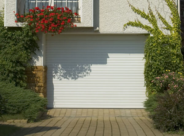 Porte de garage enroulable motorisée - aluminium isolé - thermique - 258.6 x 230 cm_1