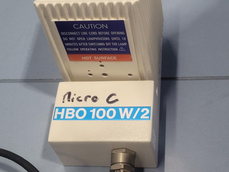 Zeis Axioplan, source de lumière pour microscope HBO 100 W/2 avec 2_1