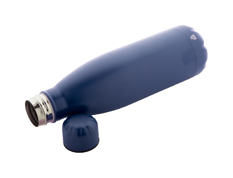 Bouteille en acier inoxydable recyclé - 790 ml - Couleur bleu foncé_1