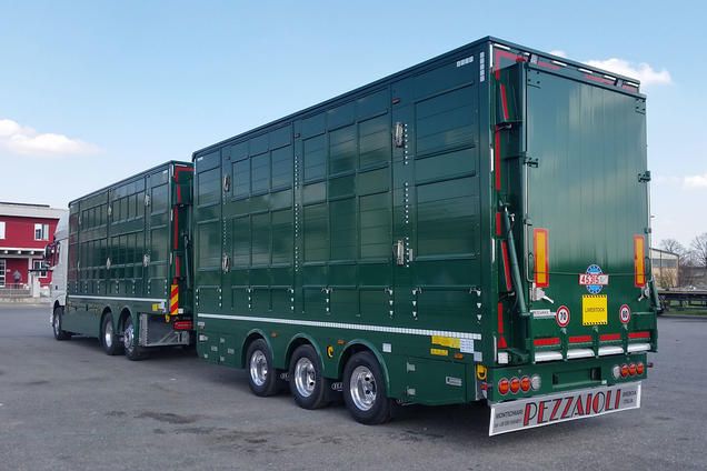 Bba32 - remorque bétaillère - carrozzeria pezzaioli - essieux jumelés simples fixes de 10000 kg_1