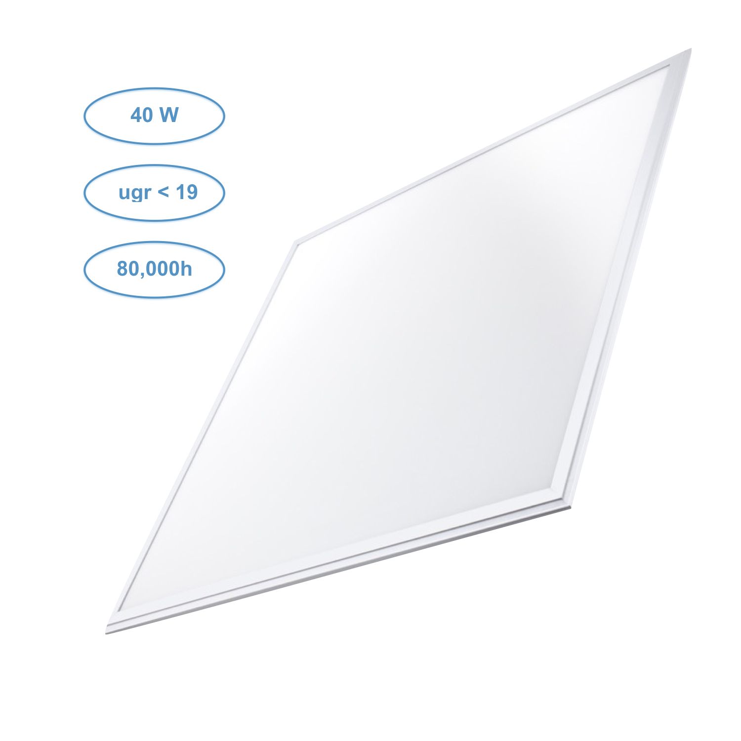Dalle LED faible éblouissement UGR <19 - 40W - 4200lm - 80,000h - 595x595mm_0