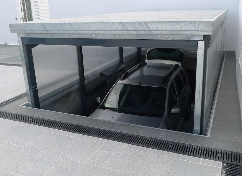 Montevoiture ascenseurvoiture sur mesure pour parking et accès sous