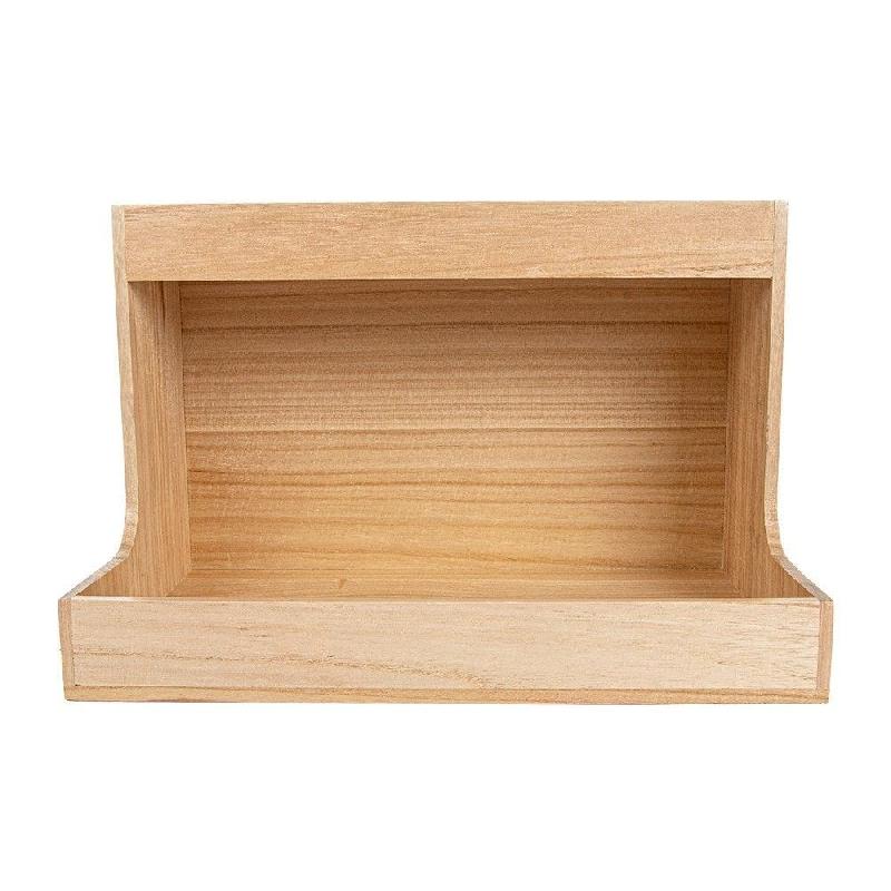 Présentoir de buffet bois 34,7x23,3x22,5cm naturel_1