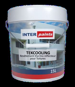 TEKCOOLING - Peinture isolante thermique et réfléchissante pour tous types de toitures - 5L et 15L_0