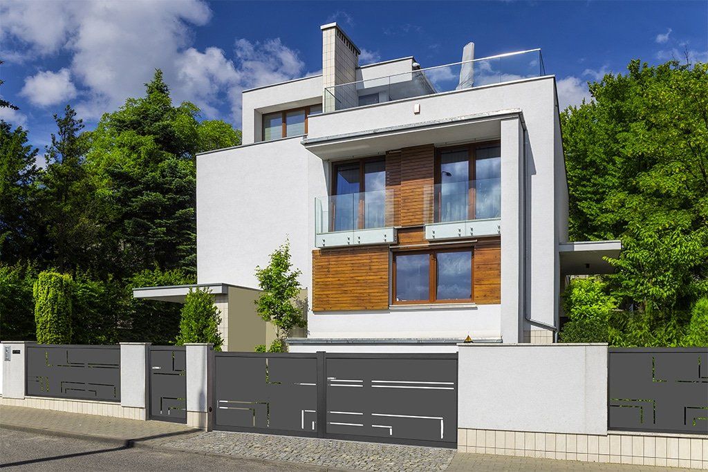 Time - Clôture en aluminium design ajouré - Thermolaquage - Garantie 10 ans - Sur-mesure_1