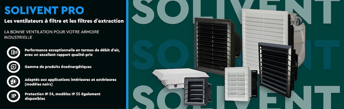 Ventilateurs à Filtres d'armoire SOLIVENT PRO_1