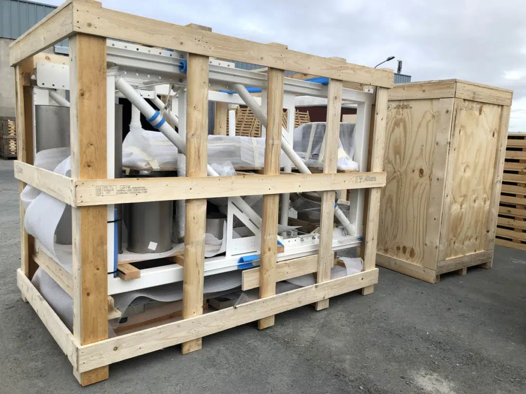 Caisse  claire-voie sur mesure pour le transport maritime ou pour l'emballage industriel_1
