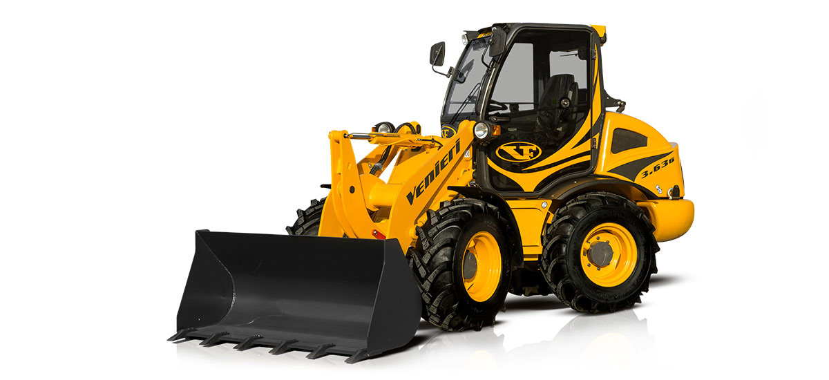 Chargeuse 5,7t - Venieri 3.63G - Moteur Yanmar - Capacité du godet 0,8 à 1,5 m3_1