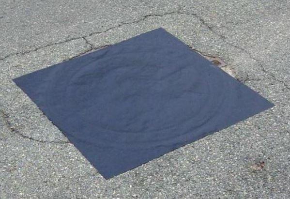 Obturateurs de surface à usage unique - Plaque noire adhésive avec papier siliconé - Dimensions variables_1