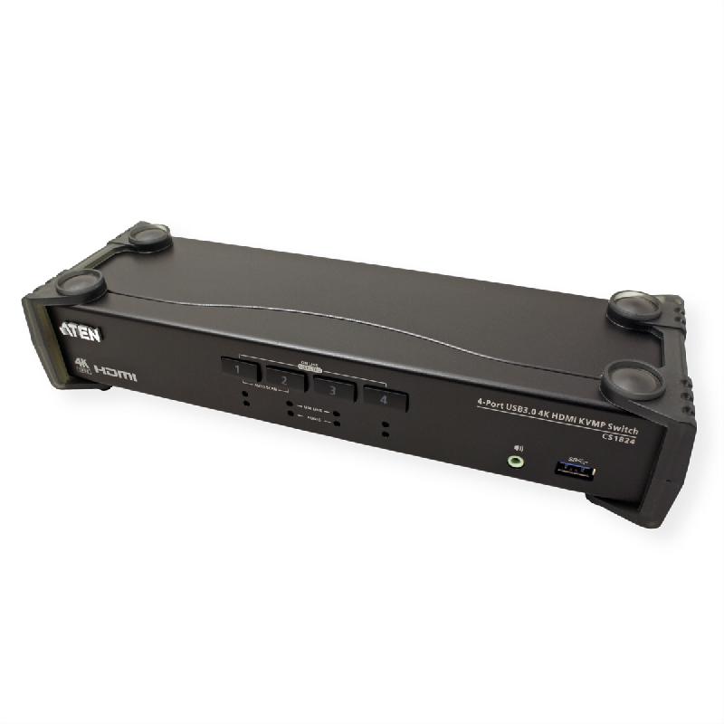 Aten cs1824 commutateur kvmp™ hdmi 4k 4 ports usb 3.0_1