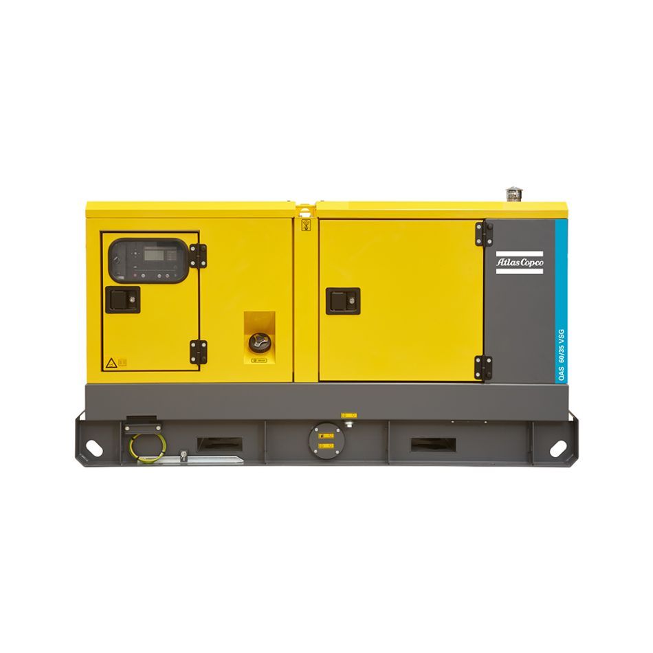 Groupe électrogène compact Qas 60/35 VSG avec adaptation à vitesse variable