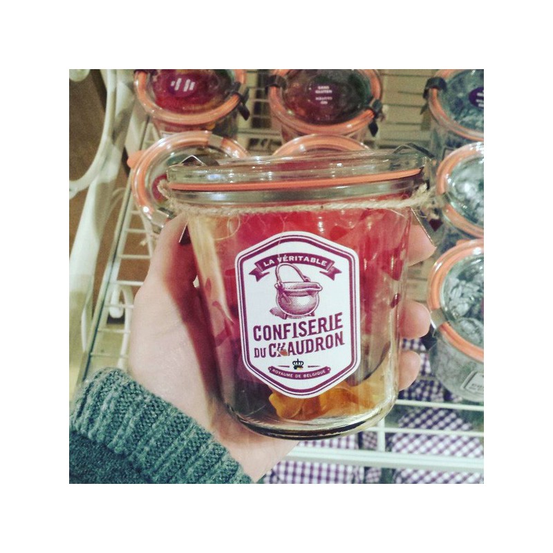 6 Bocaux en verre Weck® Droits - 290 ml Hauts, diamètre 80 mm avec couvercles et joints (clips non inclus) - Réf. WN000003_1