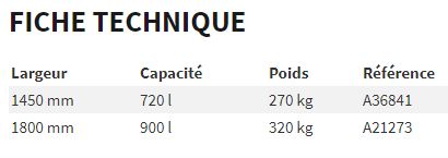 A21273 - Godet à basculement XL Avant Tecno - capacité 900 L - idéal pour matières légères et déneigement_1