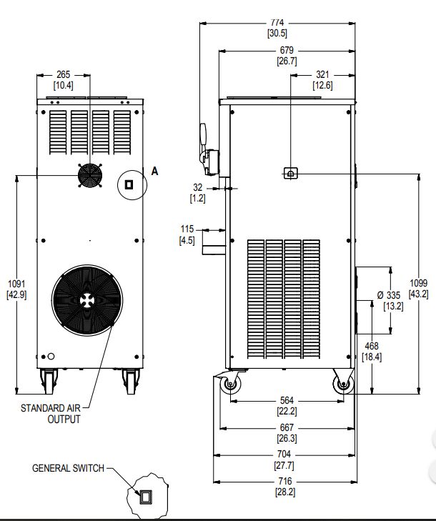 Spin Gel BV - Machine à glace italienne professionnelle 2 parfums - Technologie E.Co.S. - Gel Matic_1