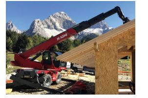 Chariot télescopique rotatif RTH 5.25 - hauteur de travail 25 m - transport et manutention sur sites industriels, entrepôts - disponible en location_1