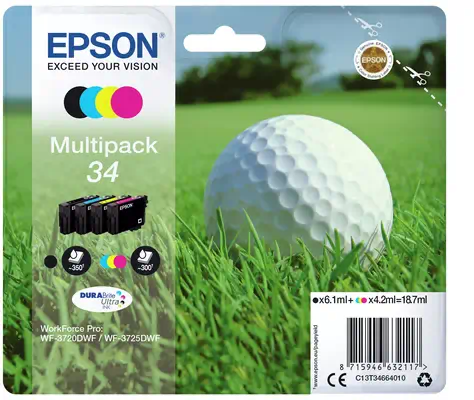 Multipack 4-colours 34 DURABrite Ultra Ink_1