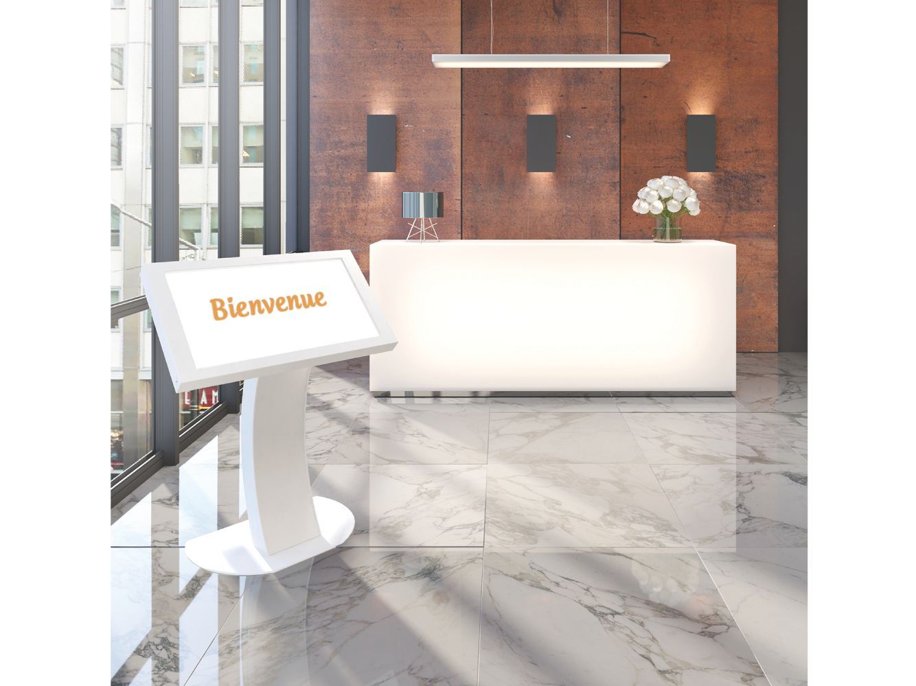 Borne interactive Amplitude - Exia XL avec écran 42 pouces personnalisable_1