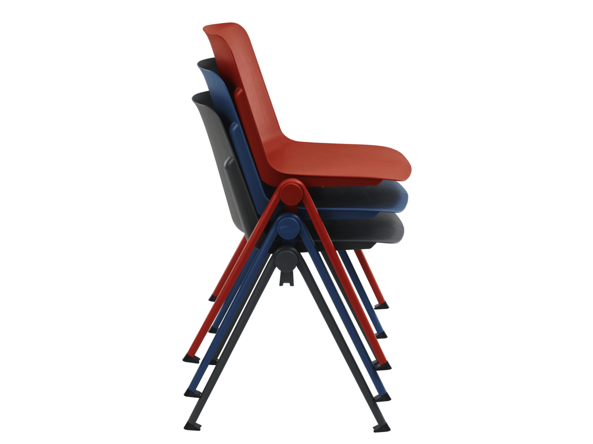 Chaise d'accueil multi-usage MIA - design élégant et moderne, 4 pieds empilables, 3 couleurs disponibles_1