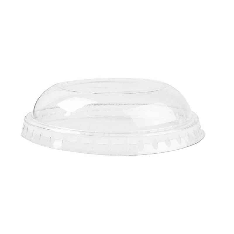 Couvercle dôme transparent PET pour pot à glace 90ml Ø7,2cm - par 2000_1