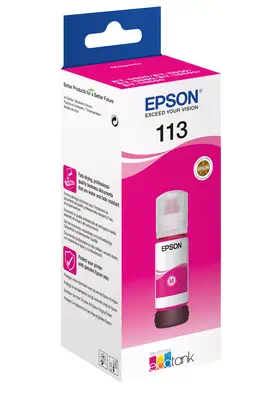 Epson 113 EcoTank Pigment Magenta ink bottle_1