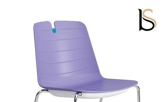 Lot de 2 chaises contemporaines Mindy - Mobel Linea. - Lilas_1