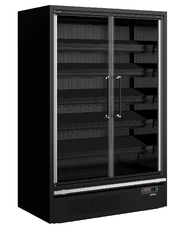 Vitrine réfrigérée pour supermarché Galaxy+ GP14FGD Black L1330mm 42275 TEFCOLD_1