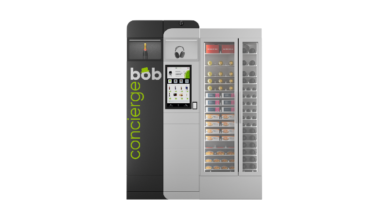 Micro-boutique de conciergerie automatisée - nourriture, boissons et produits de première nécessité_1