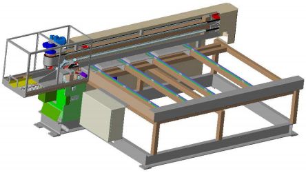 R 80 cn machines pour palettes - platon - destinée au tronçonnage des dés hauteur : 1730 mm_0