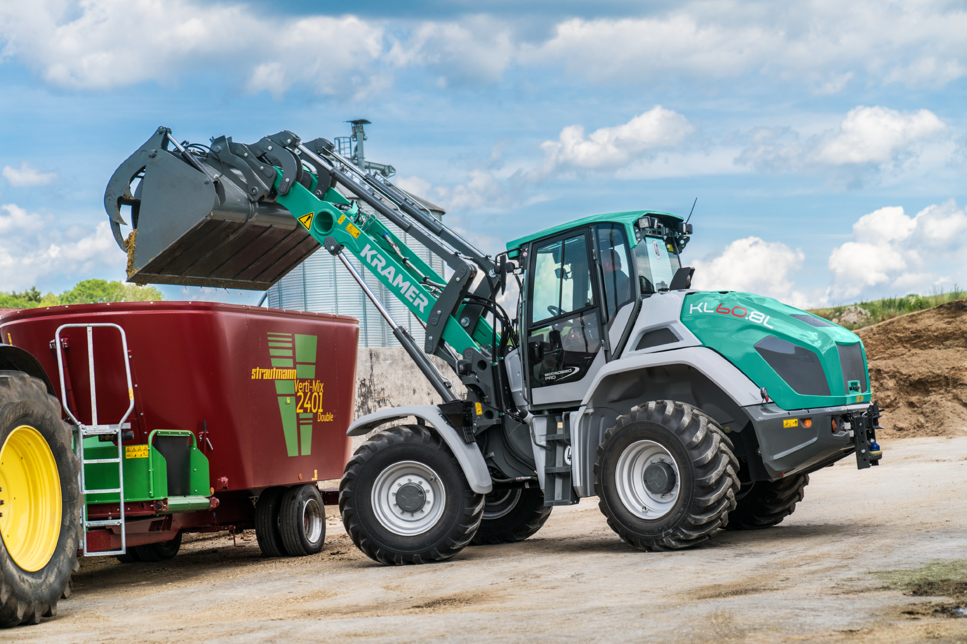 Chargeuse sur pneus Kramer KL60.8 - Finitions sophistiquées, innovations techniques et moteur puissant_1