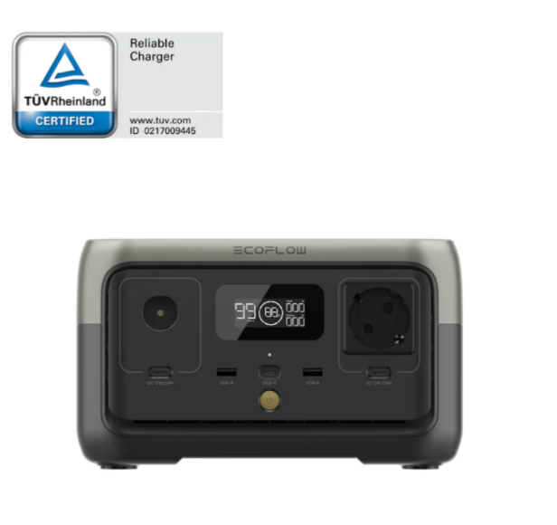 Kit station de charge portable EcoFlow River 2 - 600W 256Wh avec panneau solaire pliable 135W_1