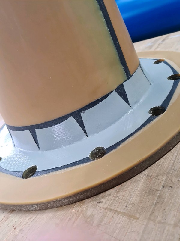 Manchette en para blond sous forme conique idéale comme entonnoirs pour les marchandises à Rouen - MTCP_1