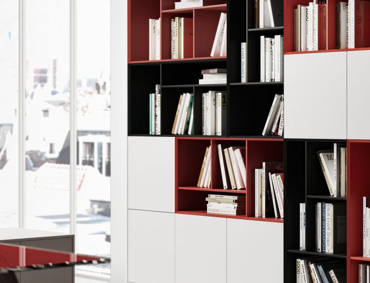 Meuble haut avec porte battante ENOSI EVO - Ref : 156914_1