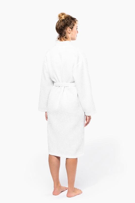 Peignoir kimono nid d'abeille - 100% coton - Réf: K122 - Kariban_1