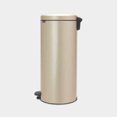 Poubelle à pédale newIcon 30 litres Metallic Gold - Brabantia - Design emblématique et fiable_1