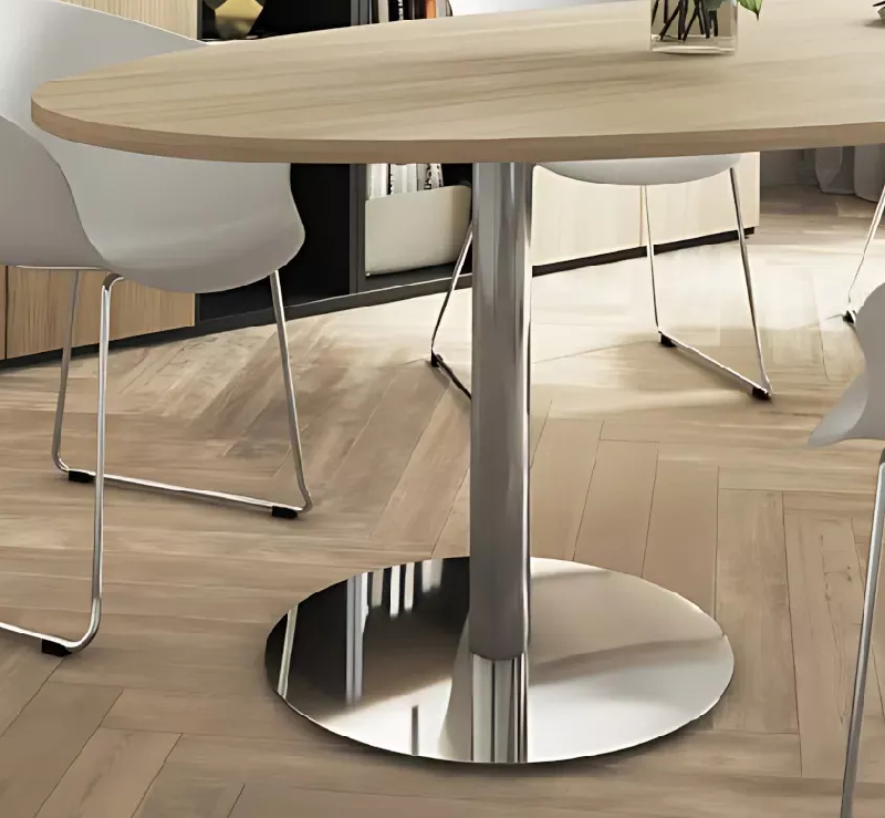 Table de réunion ronde 4 à 6 personnes So Cabra_1