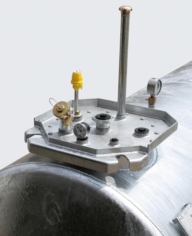 279015W - Cuve réservoir diesel stationnaire KA - 10 000 litres - double paroi et homologuée pour liquides inflammables_1