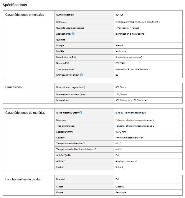 834406 - signalisations sécurité travail - brady - dimensions: 300.00 mm w x 150.00 mm h_1